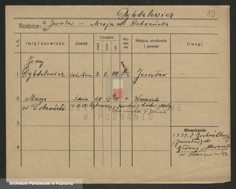 Obraz 12 z jednostki "Dygierska - Dyzman"