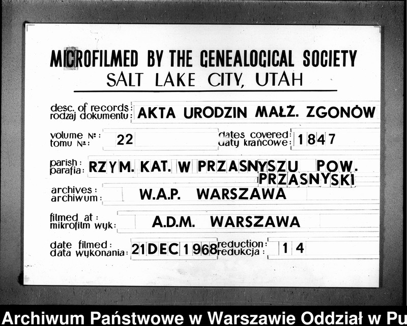 image.from.unit.number "Akta urodzeń, małżeństw, zgonów"