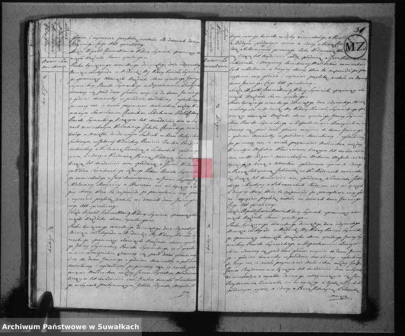 image.from.unit.number "Akta stanu cywilnego zaślubionych w gminie seyneńskiey od 1-go maja 1810 roku"