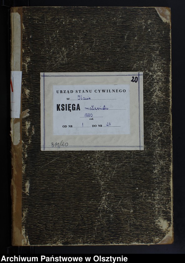 image.from.unit.number "Heiraths-Neben-Register Nr 1 - 27"