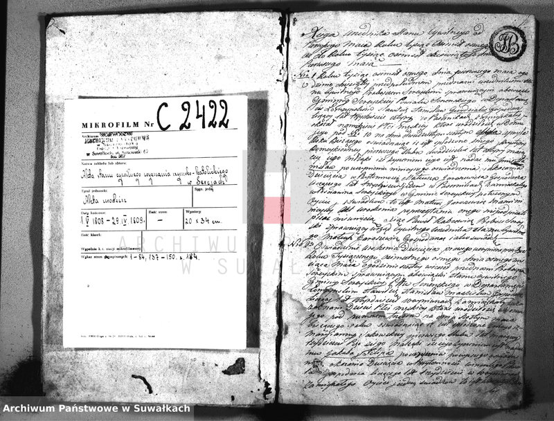 image.from.team "Akta stanu cywilnego parafii rzymskokatolickiej w Serejach"
