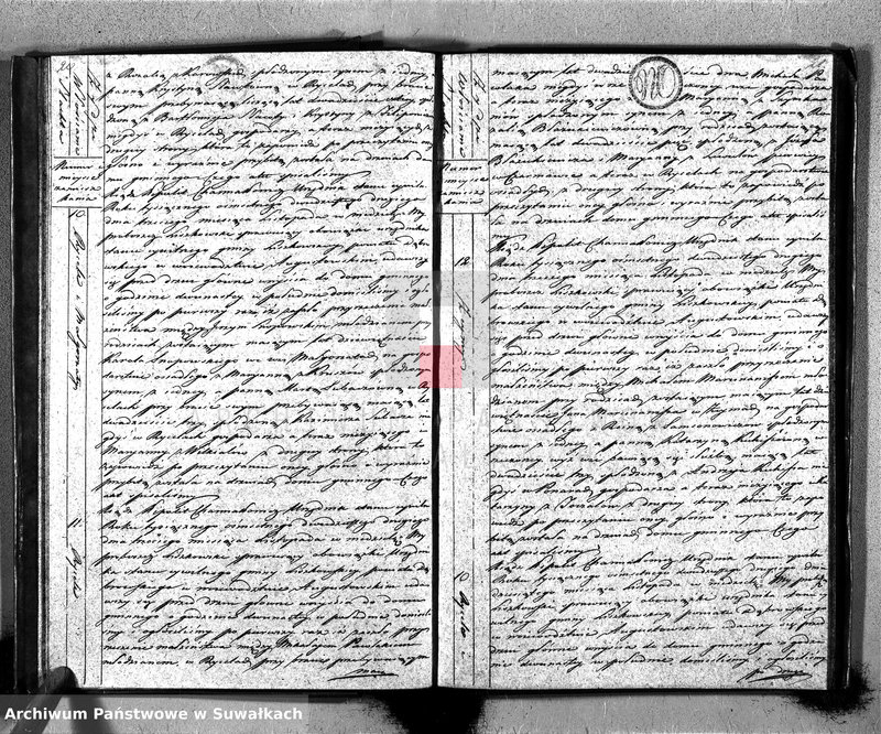 image.from.unit.number "Księga Aktów Zaślubionych Urzędnika Stanu Cywilnego Gminy Liszkowskiey od 1- go stycznia 1822 roku"