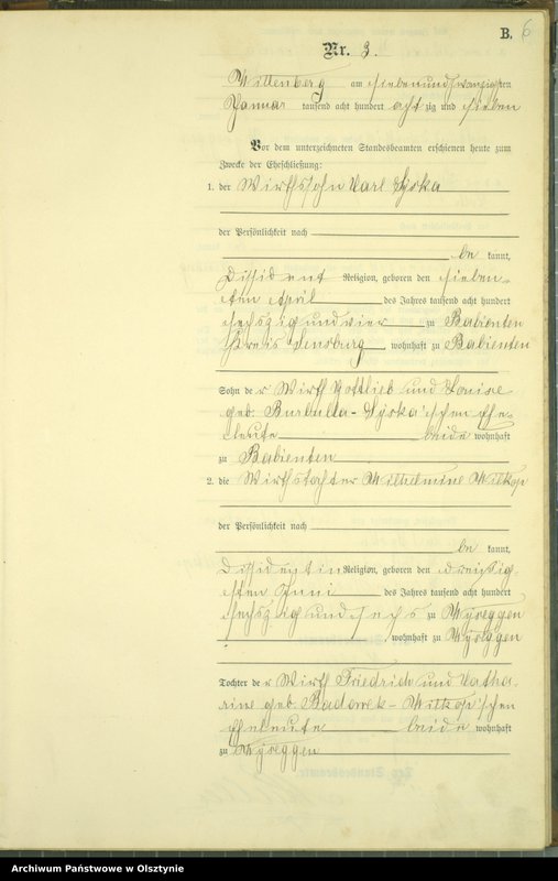 image.from.unit.number "Heiraths-Neben-Register Nr 1 - 45"