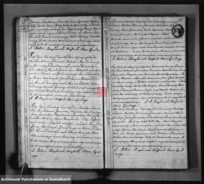 image.from.unit.number "Akta Stanu Cywilnego Umarłych w Gminie Jeleniewskiey od Dnia 1-go Stycznia 1813 Roku."