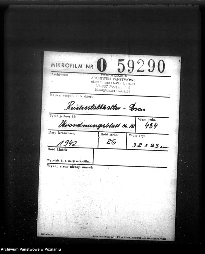 Obraz 2 z jednostki "Verordnungsblatt Nr. 12"