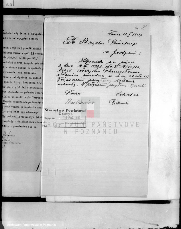 Obraz 18 z jednostki "/Towarzystwo Przemysłowe w Poniecu powiatu gostyńskiego/"