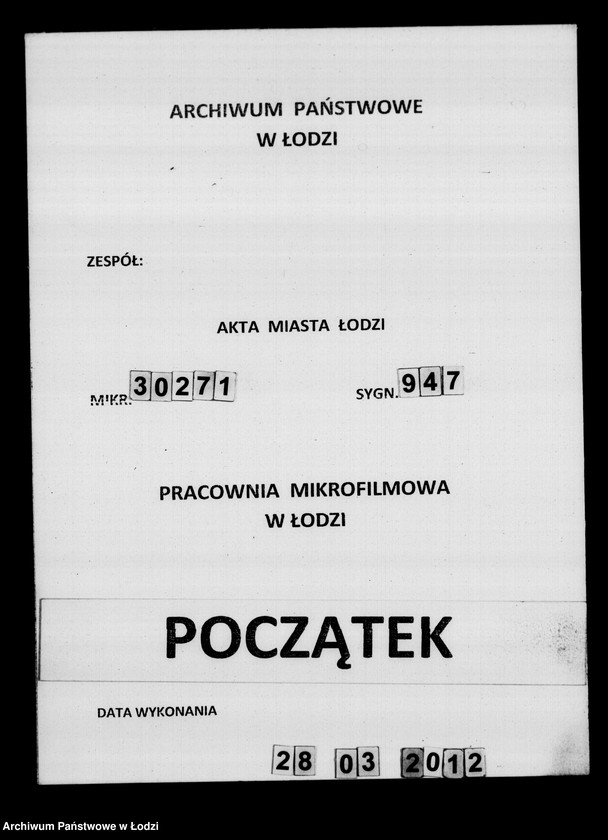 Obraz 1 z jednostki "Akta pobierania czynszu od obywateli miasta"