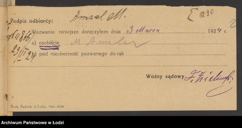 Obraz 4 z jednostki "Moszek Amzler- sprzedaż galanterii"