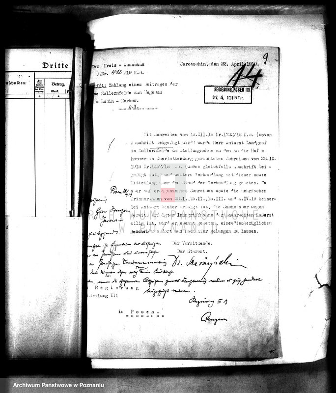 Obraz 13 z jednostki "Domena Żółków /sprawy administracyjne/"