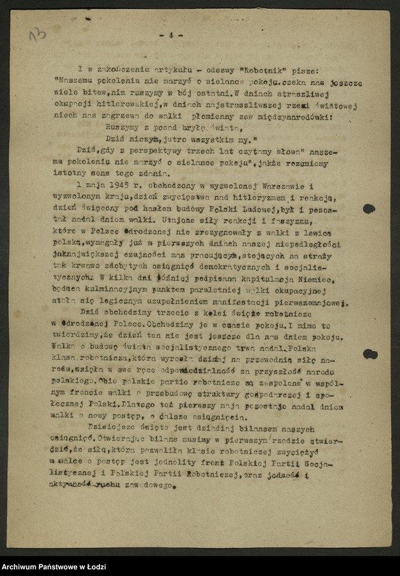 Obraz 14 z jednostki "Instrukcje [i okólniki] międzypartyjne CKW PPS i KC PPR"
