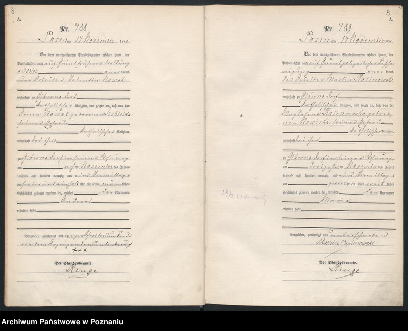 Obraz 7 z jednostki "Księga urodzeń t. II"