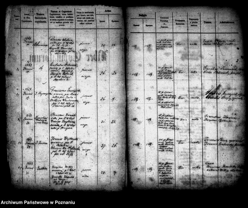 Obraz 2 z jednostki "Księga małżeństw"