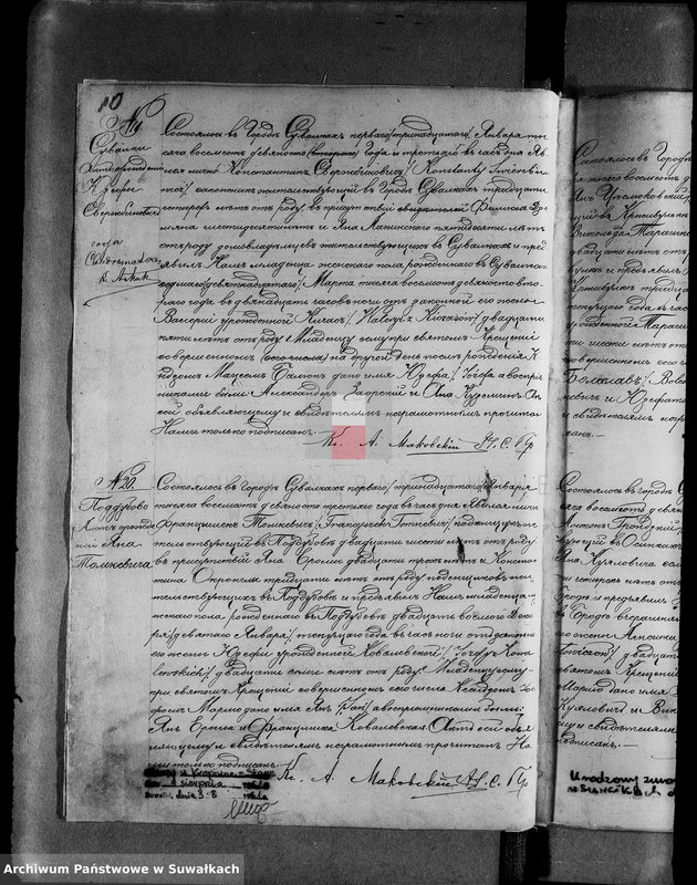 image.from.unit.number "[Akta urodzeń wyznania rzymskokatolickiego parafii w Suwałkach z lat 1893-1894]"