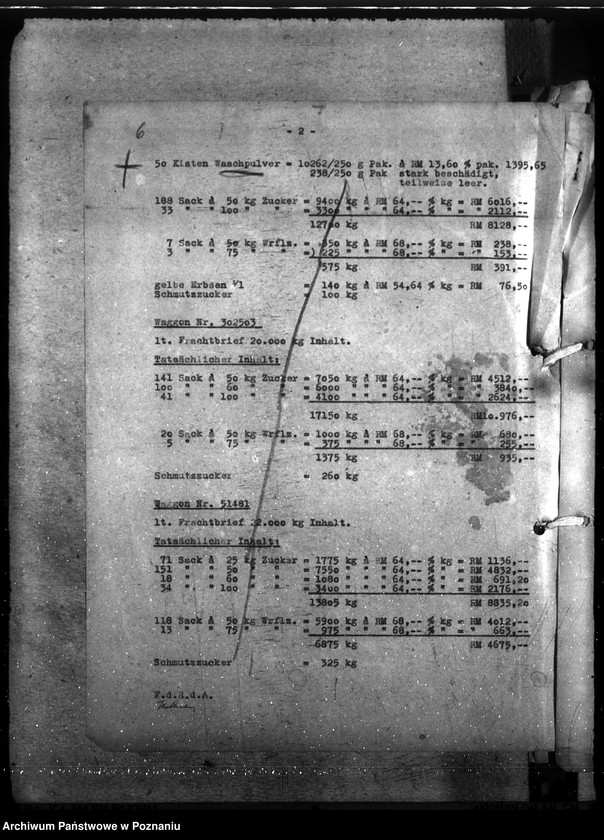 Obraz 14 z jednostki "Spisy i wykazy towarów złupionych w czasie powstania warszawskiego"
