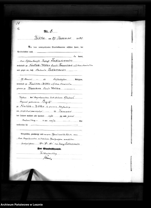 Obraz 11 z jednostki "[Księga zgonów - wieś]"