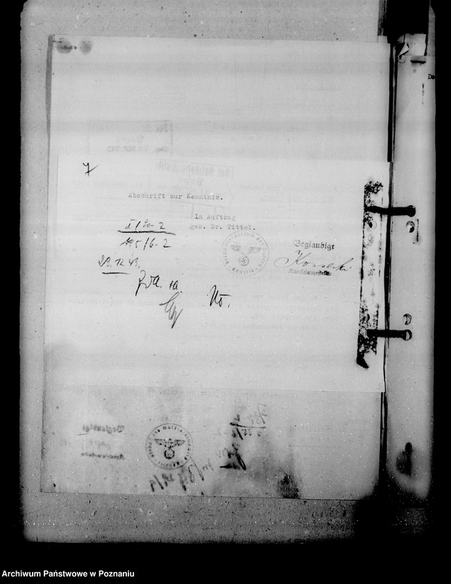 Obraz 12 z jednostki "Ernennung der Beamten"