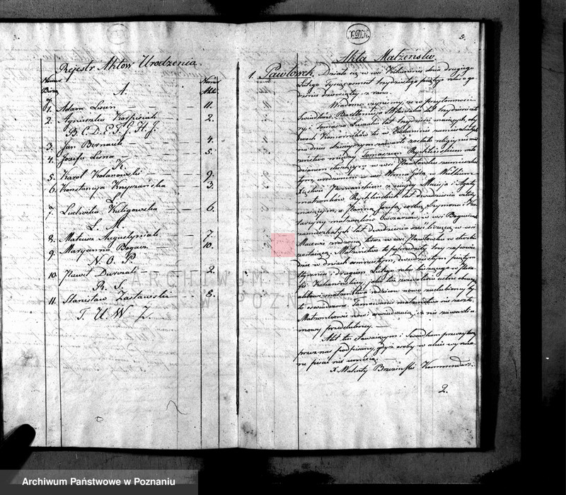 image.from.unit.number "Duplikat do zapisywania akt urodzenia, małżeństw i zejścia"