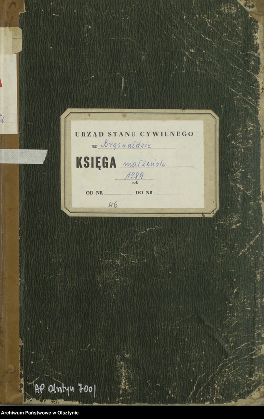 Obraz 2 z jednostki "Heiraths-Haupt-Register Nr 1 - 25"