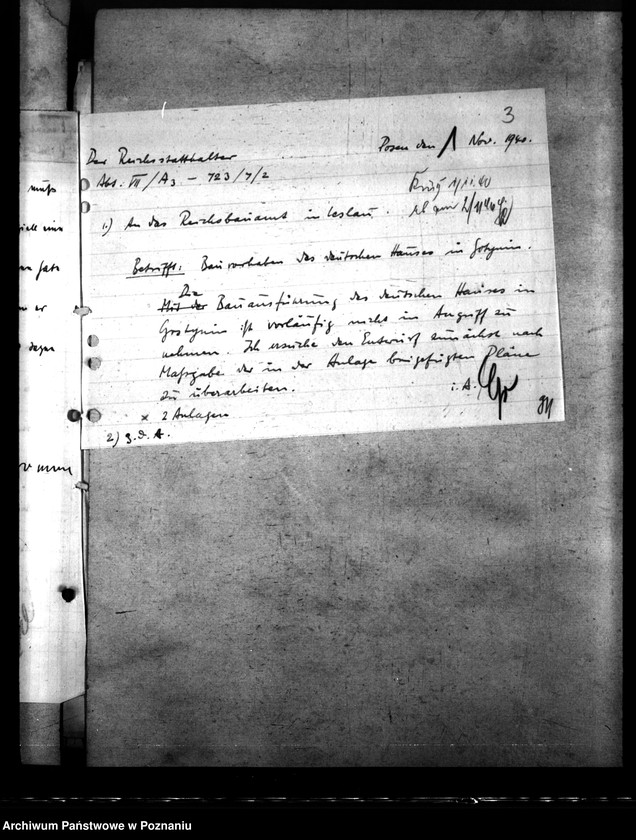 Obraz 7 z jednostki "Neubau der zerstöten Gebäude - Konin, Gnesen, Janowitz"