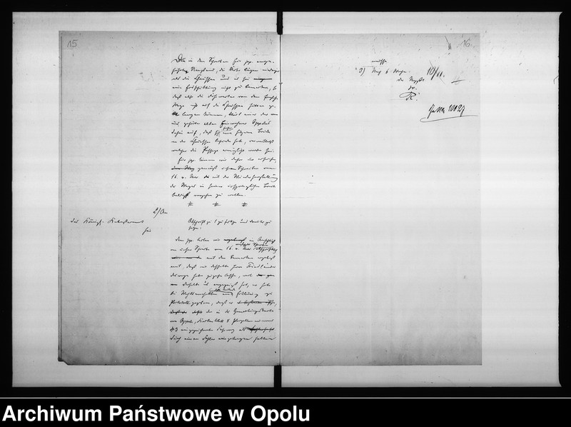 Obraz 16 z jednostki "Acta des Magistrats zu Oppeln betreffend den Weg zwischen dem Friedländer u[nd] Kandziora