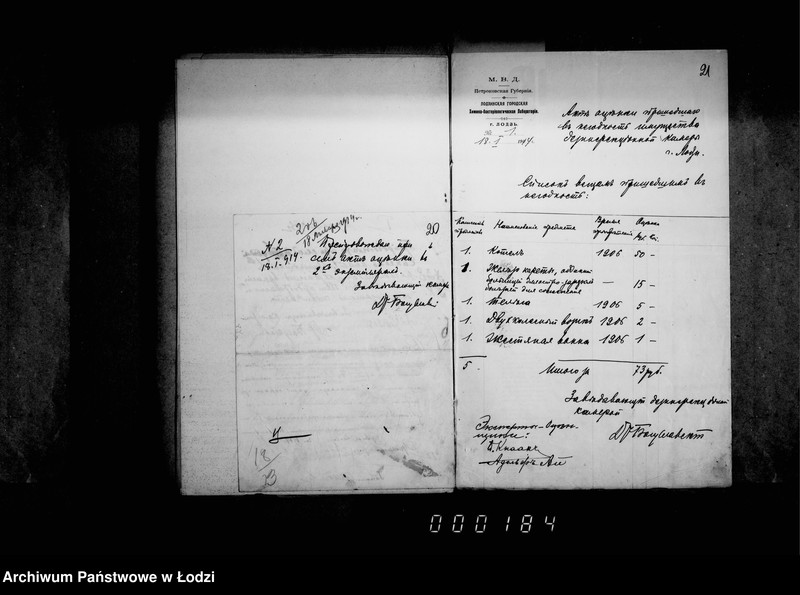 Obraz 18 z jednostki "O dachodach za analizy i dezinfekcji a ravno o dochodach nepredvidymych"