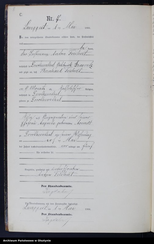 image.from.unit.number "Sterbe-Neben-Register Nr 1 - 22"