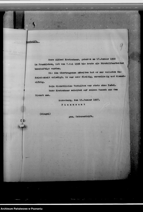 Obraz 13 z jednostki "Kretschmar, Alfred - komisarz obwodowy"