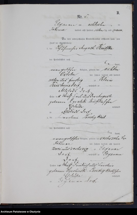 image.from.unit.number "Heiraths-Neben-Register Nr 1 - 27"