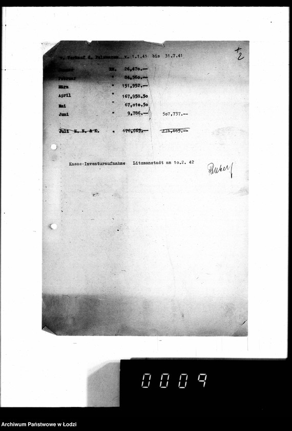 Obraz 7 z jednostki "Lieferscheine, [Zestawienia dostaw i sprzedaży futer]"