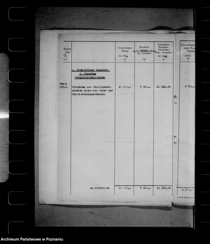 Obraz 7 z jednostki "Zapotrzebowanie kredytów dla Reichswasserwirtschaftsverwaltung"