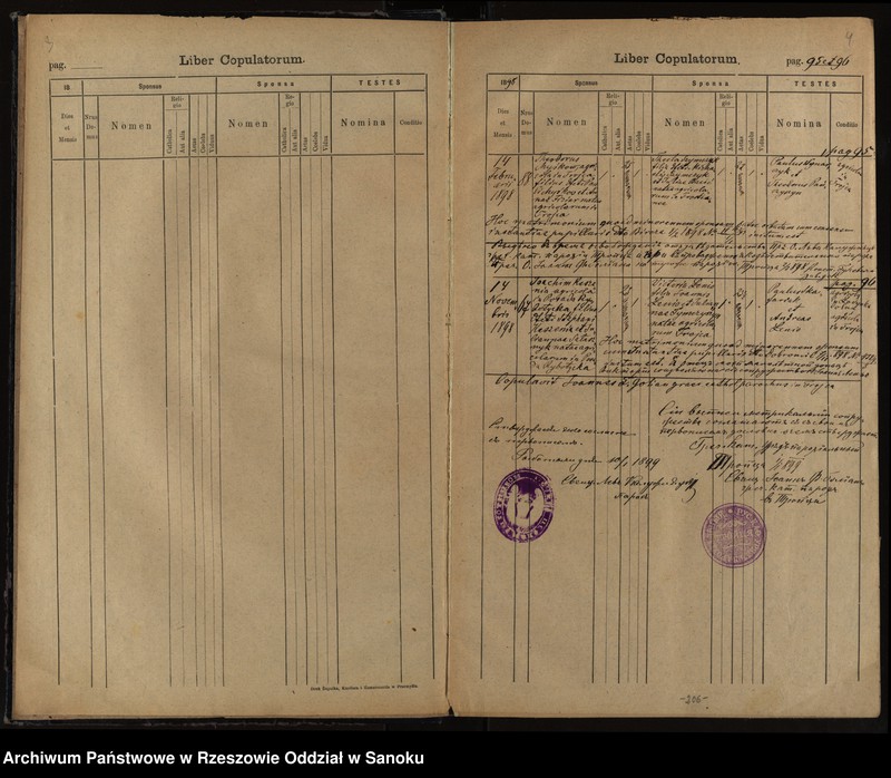 image.from.unit.number "Księga małżeństw dla miejscowości Trójca, Jamna Dolna i Jamna Górna"