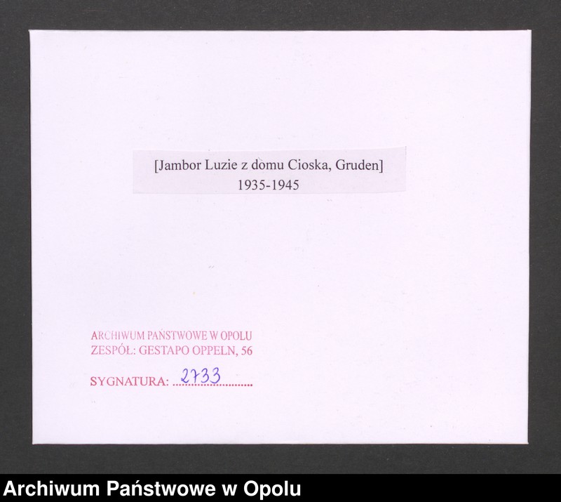 Obraz 2 z jednostki "[Jambor Luzie z domu Cioska, Gruden]"