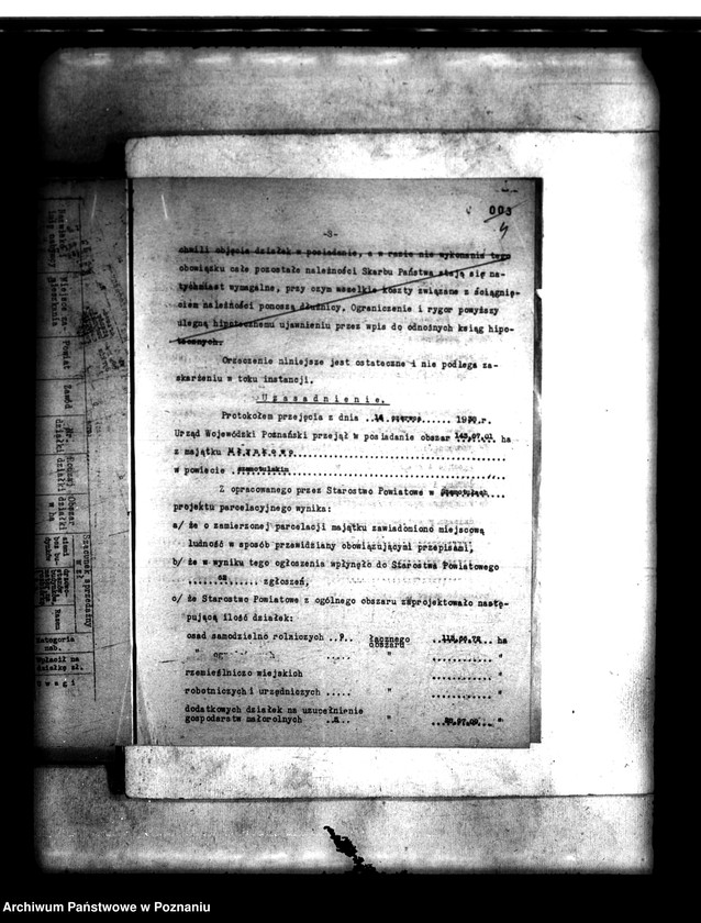 image.from.unit.number "Orzeczenie wojewody poznańskiego, zatwierdzenie projektu parcelacji majątku Młynkowo powiatu szamotulskiego"