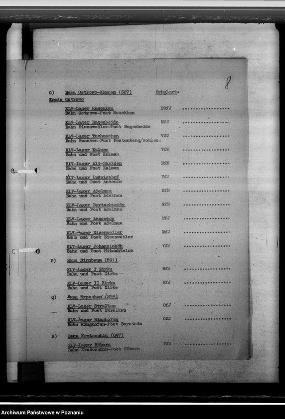 Obraz 12 z jednostki "K L V - Lager. Fortlaufende Liste"