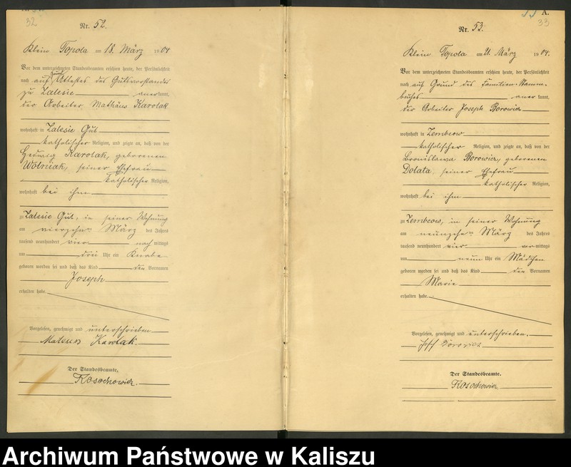 Obraz 20 z jednostki "[Księga urodzeń]"