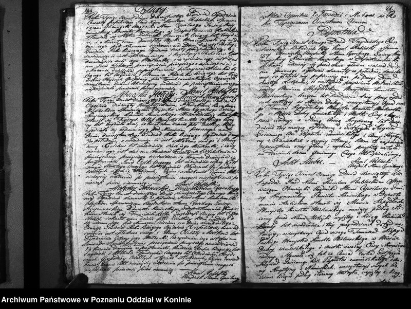 Obraz 14 z jednostki "Akta urodzonych, zaślubionych i zmarłych"