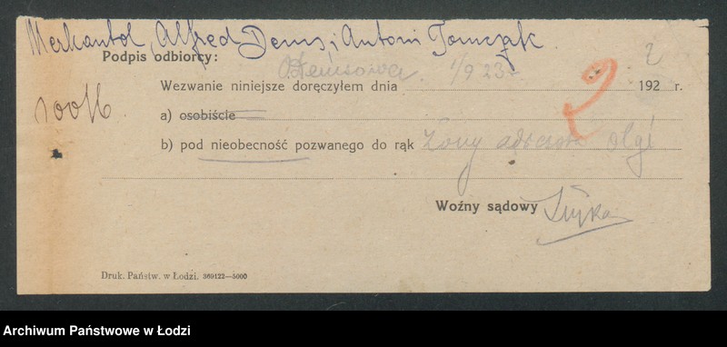 Obraz 4 z jednostki "Alfred Dems i Antoni Tomczak- handel wszelkimi towarami"