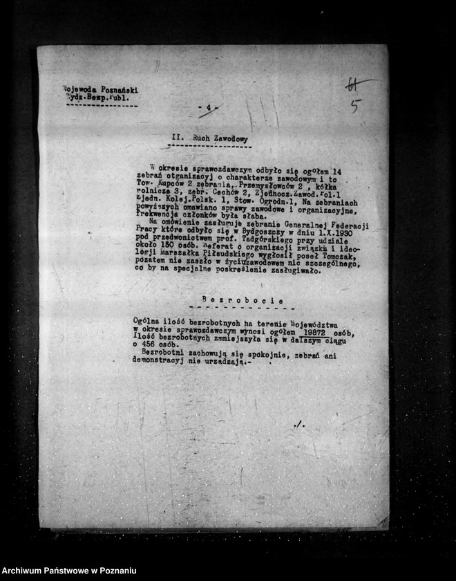 Obraz 9 z jednostki "Sprawozdania sytuacyjne tygodniowe za czas od 3 października do 31 października 1930 r. /nr 49-52/"