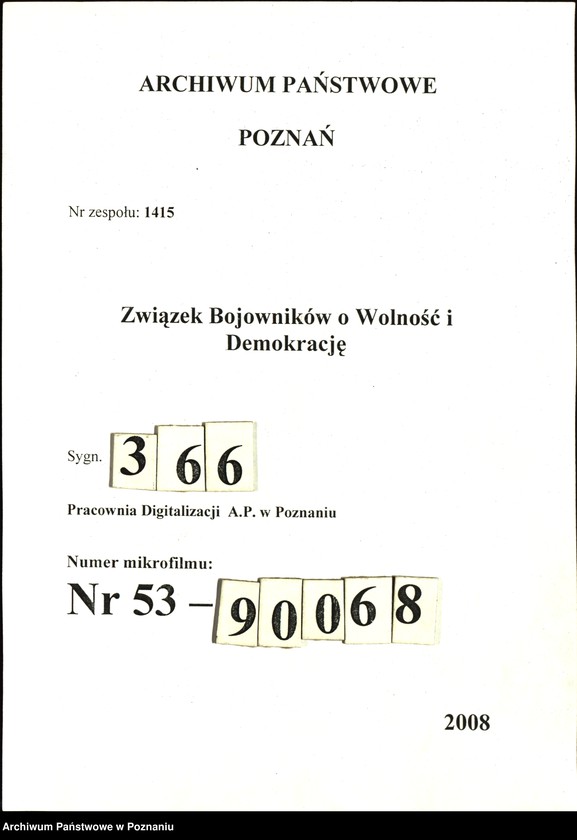 Obraz 3 z jednostki "Relacje i wspomnienia dotyczące powstania wielkopolskiego na terenie Kórnika - Bnina, powiat Śrem, województwo poznańskie."
