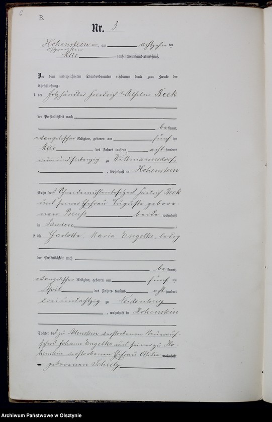 image.from.unit.number "Heiraths-Neben-Register Nr 1 - 14"