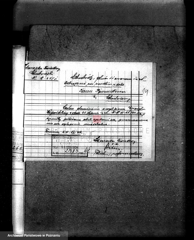 Obraz 18 z jednostki "Zatwierdzenie zakładu przemysłowego /garbarnia/ Demitr Federów - Chodzież"