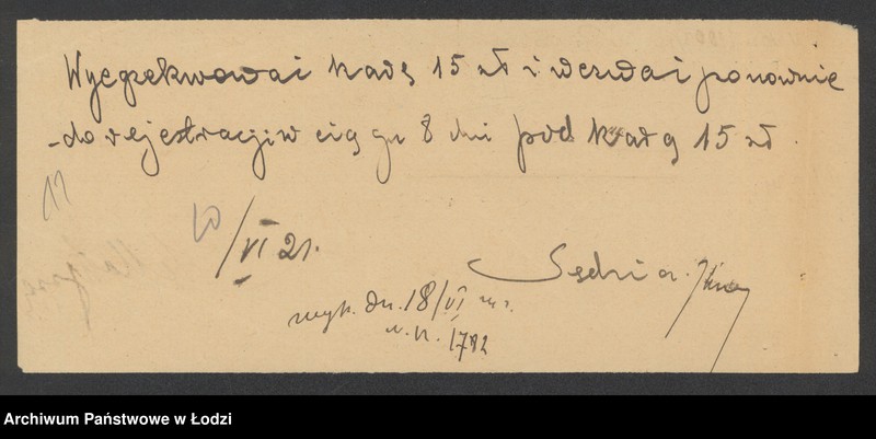 Obraz 13 z jednostki "Jechuda Birnbaum- sprzedaż pończoch i trykotów"