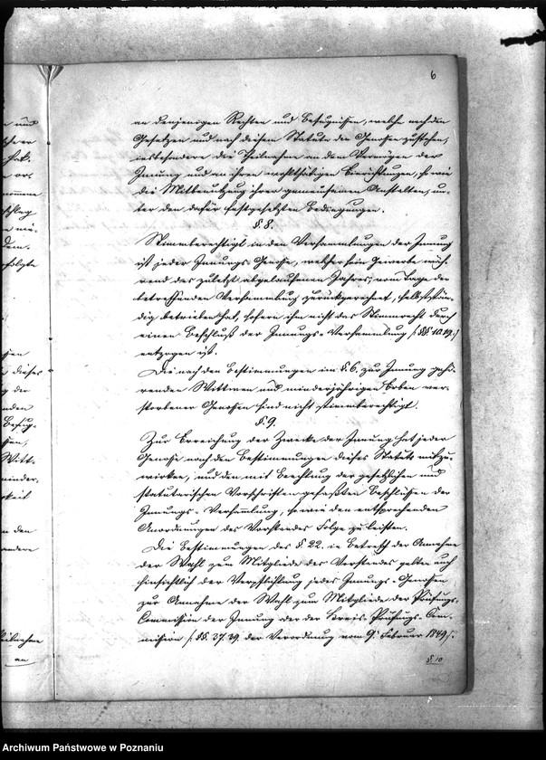 Obraz 10 z jednostki "Statut der Zimmer-Schiffbauer-Mühlenbauer- und Brunnenmacher-Innung zu Posen"