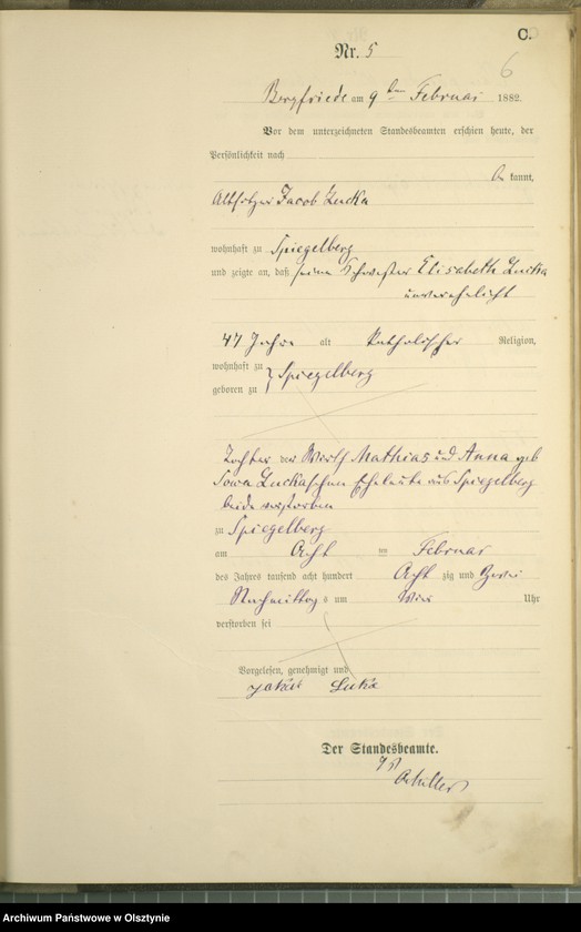 image.from.unit.number "Sterbe-Haupt-Register Nr 1 - 59"