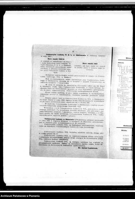 Obraz 16 z jednostki "Sprawozdanie Towarzystwa Czytelni Ludowych w Poznaniu"