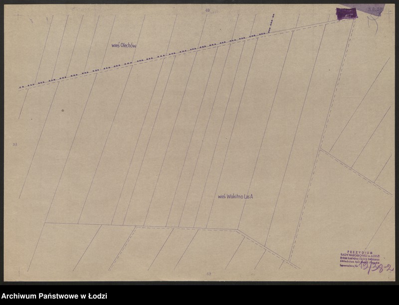 Obraz 2 z jednostki "Plan m. Łodzi 1:2000, odbitki. Sekcja SO 59"