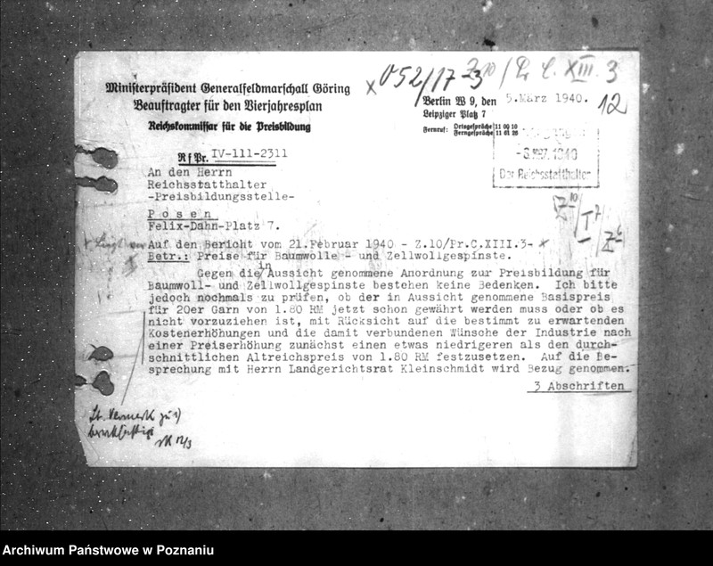 Obraz 16 z jednostki "Baumwell- und Zeollwollgespinnste. Preisbildung"