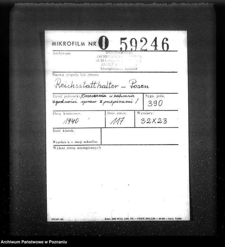 Obraz 2 z jednostki "Orzeczenia w zakresie zgodności spraw z przepisami"