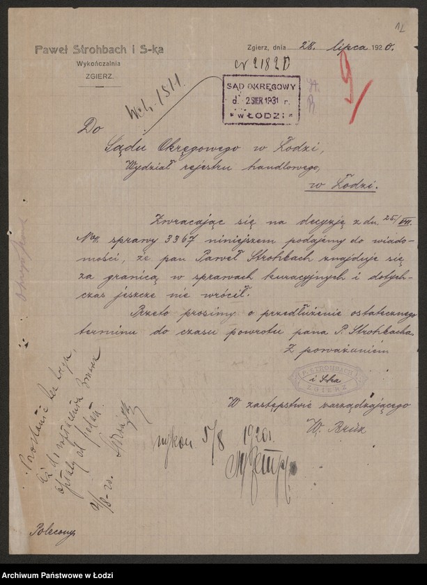 Obraz 14 z jednostki "Paweł Strohbach i S-ka - prowadzenie wykańczalni zarobkowej"