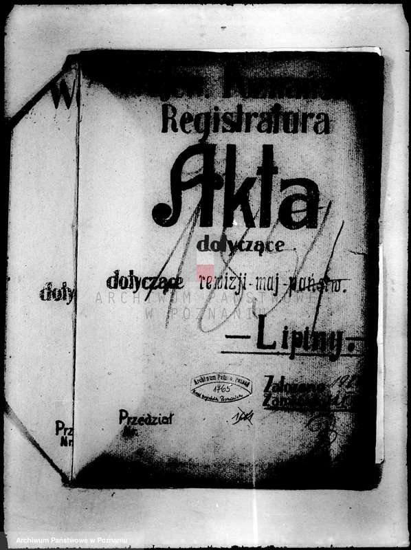 Obraz 4 z jednostki "Rewizje majątku państwowego Lipiny"